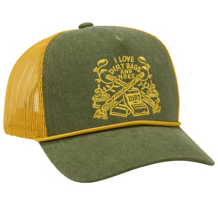 I Love Dirtbags And Hoes Trucker Hat - Cotton, Polyester, Plastic