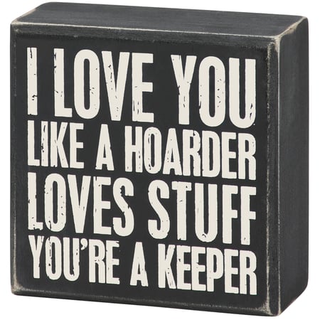 You're A Keeper Box Sign - Wood