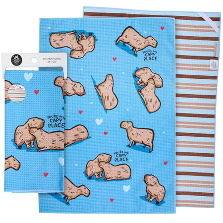 You're My Capy Place Kitchen Towel - Microfiber