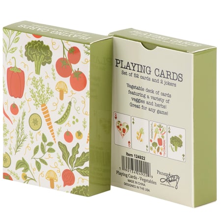Vegetables Playing Cards - Paper