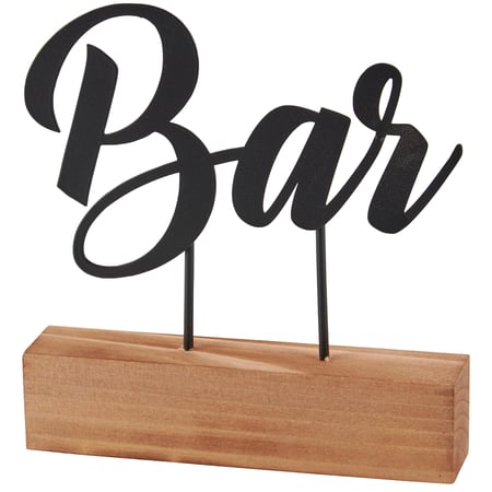 Bar Sitter - Metal, Wood