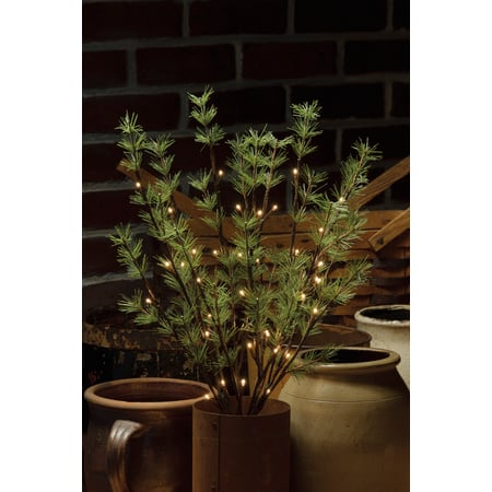 40 Light Small Pine Twig - Wire, Plastic, Cord