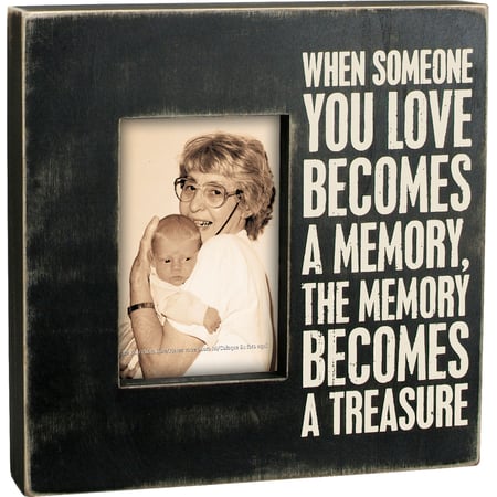 A Memory Box Frame - Wood, Glass