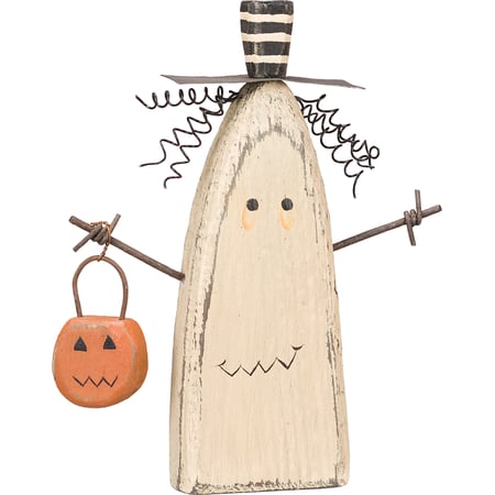 Ghost Chunky Sitter - Wood, Metal, Wire