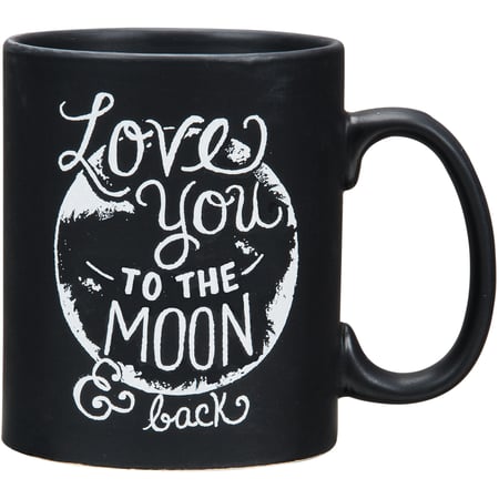Love You To The Moon & Back Mug - Stoneware