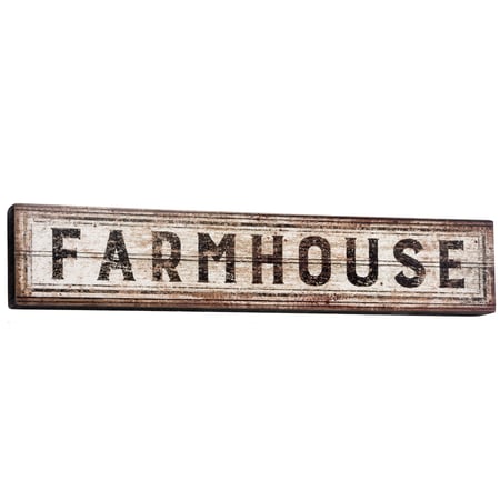 Farmhouse Box Sign - Wood, Paper