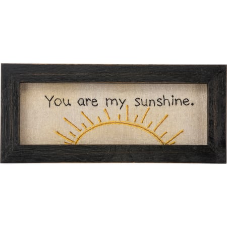 My Sunshine Stitchery - Cotton, Wood, Glass