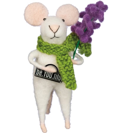 be.You.tiful Mouse Critter - Felt, Polyester, Plastic, Metal