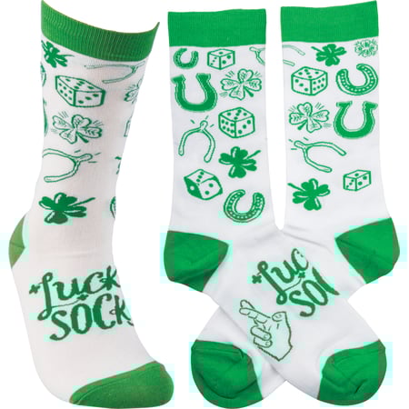 Lucky Socks - Cotton, Nylon, Spandex