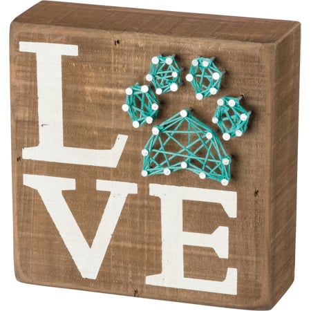 Pet Love String Art - Wood, Metal, String
