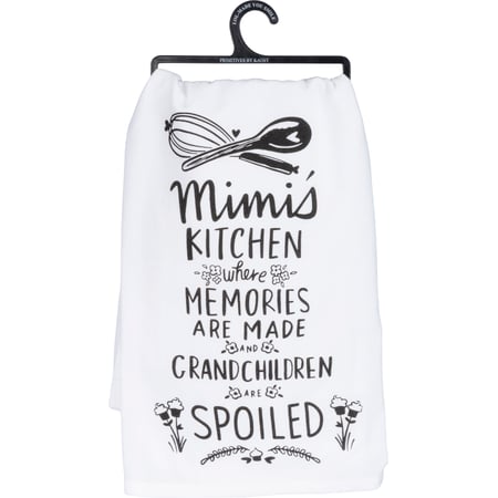 Mimi's Kitchen Where Memories Kitchen Towel - Cotton
