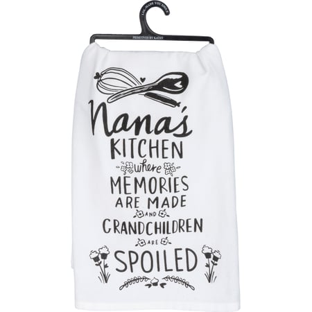 Nana's Kitchen Where Memories Kitchen Towel - Cotton