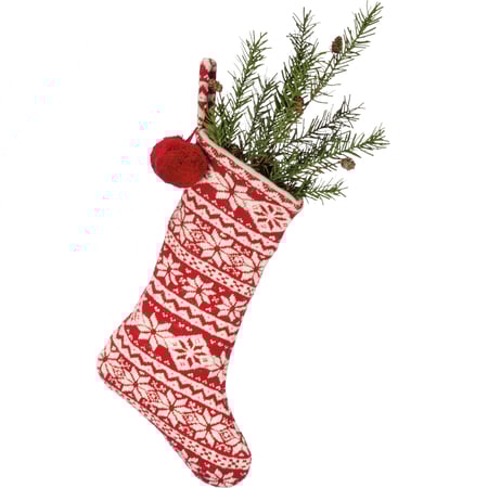 Nordic Chrismas Stocking - Cotton