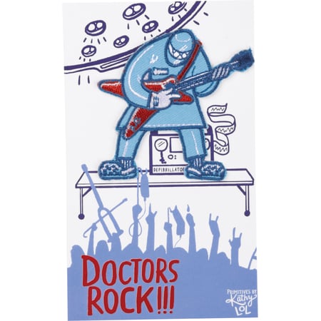 Doctors Rock Patch - Fabric, Cotton, Paper
