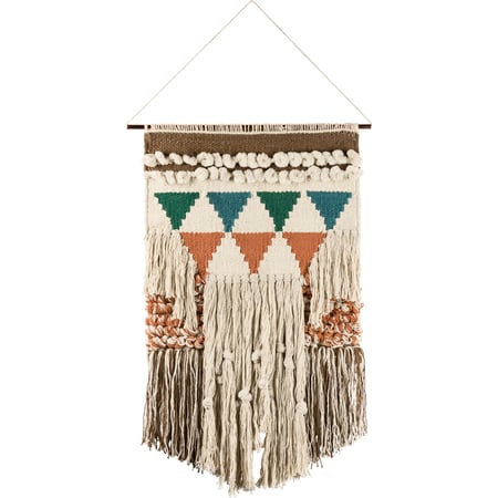 Boho Wall Hanging - Cotton, Metal