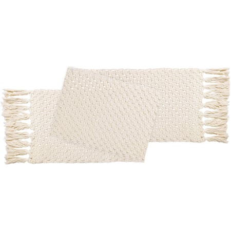 Macrame Table Runner - Cotton