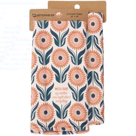 Well My Mother Kitchen Towel - Cotton, Terrycloth