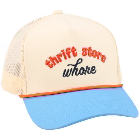 Thrift Store Trucker Hat - Cotton, Polyester, Plastic