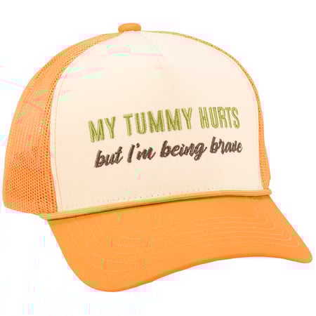 Being Brave Trucker Hat - Cotton, Polyester, Plastic