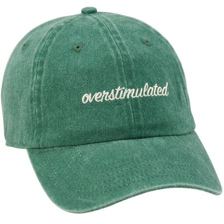 Overstimulated Baseball Cap - Cotton, Metal