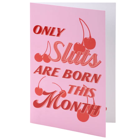 Born This Month Greeting Card - Paper