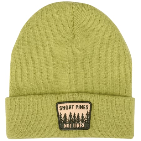 Snort Pines Not Lines Beanie - Acrylic