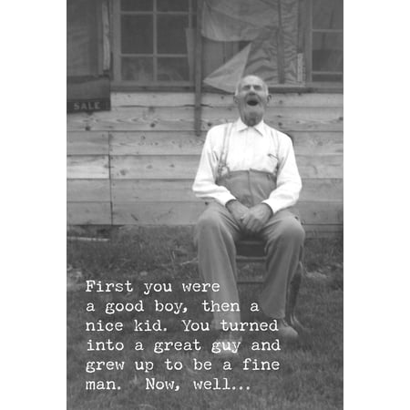 Old Fart Greeting Card - Paper