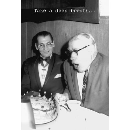 Deep Breath Greeting Card - Paper