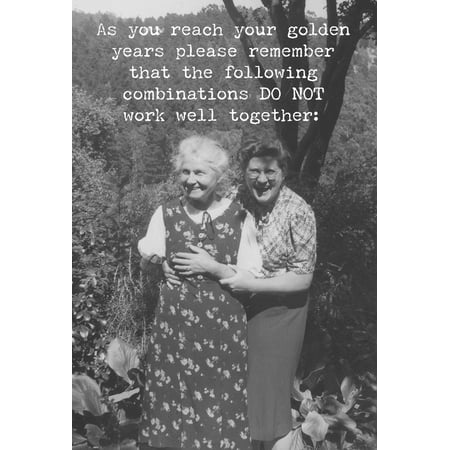 Golden Years Greeting Card - Paper