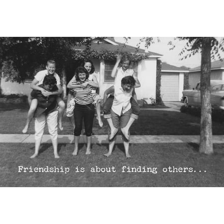 Friendship Greeting Card - Paper