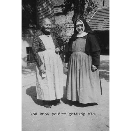 Getting Old Greeting Card - Paper