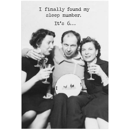 Sleep Number Greeting Card - Paper