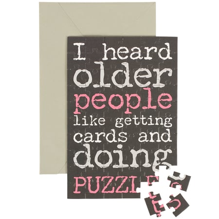Doing Puzzles Puzzle Card - Paper