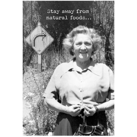 Natural Foods Greeting Card - Paper