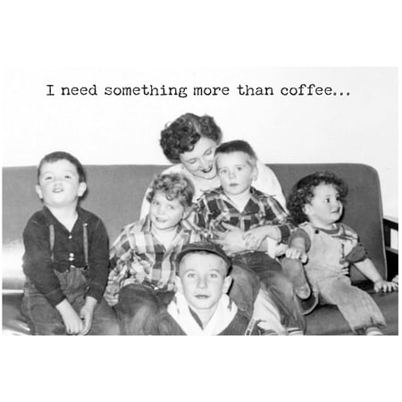 Need Coffee Greeting Card - Paper