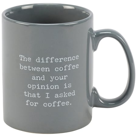 Your Opinion Mug - Stoneware