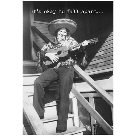 It's Okay To Fall Apart Greeting Card - Paper