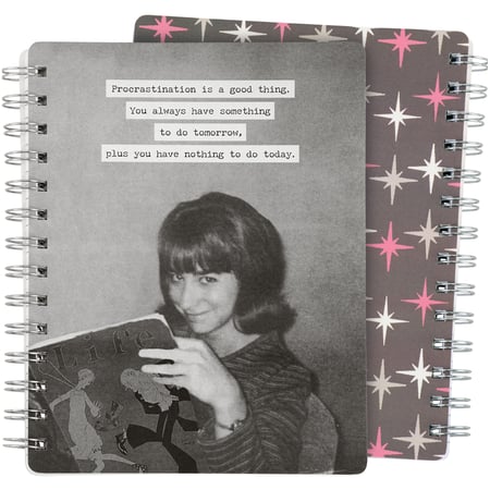 Nothing To Do Today Spiral Notebook - Paper, Metal