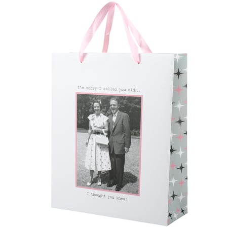 Thought You Knew Medium Gift Bag - Paper, Ribbon